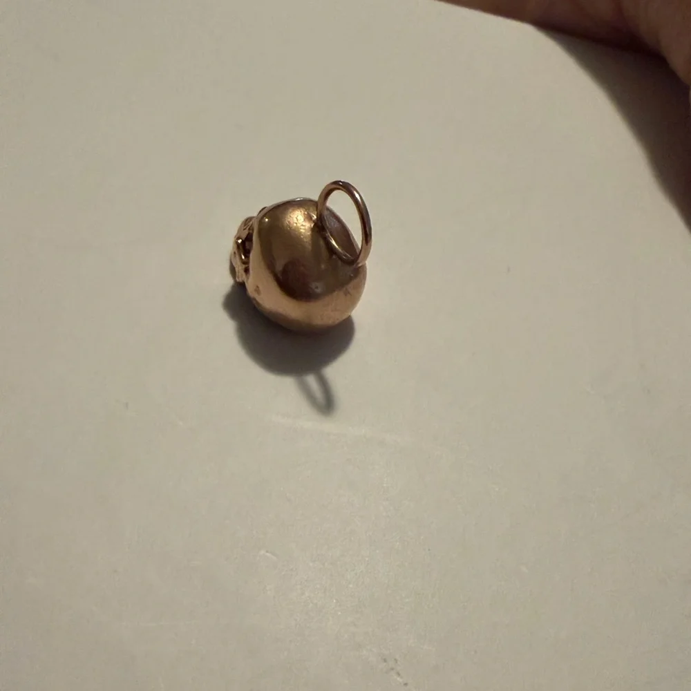 Fortunebaby 14K Rose Gold Gold Skull Charm with Diamonds! - Picture 4 of 7